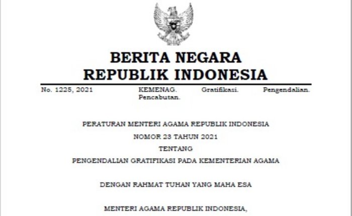 MTsNegeri 1 Kota Jambi Perkuat Pengendalian Gratifikasi sebagai Wujud Zona Integritas