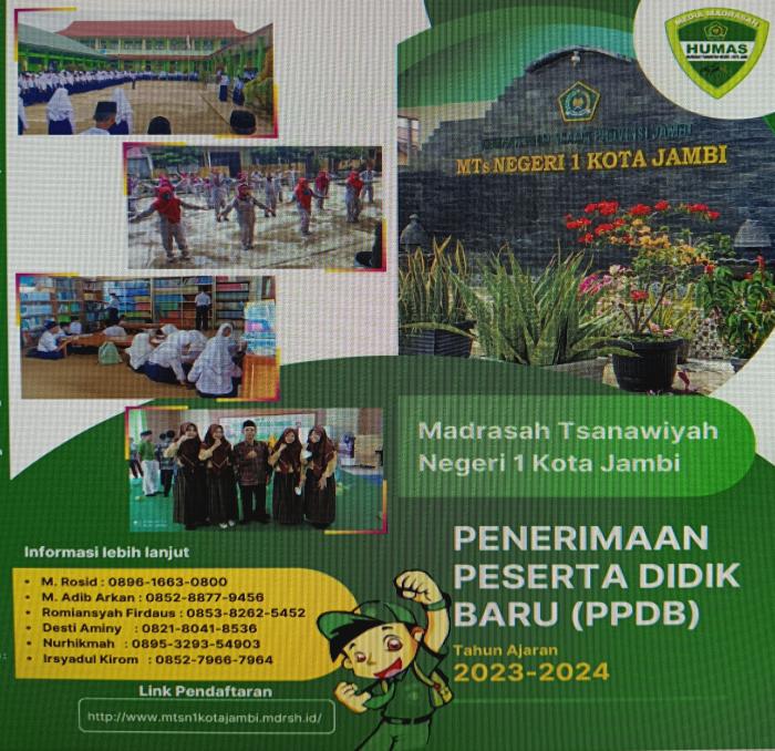 Jadwal & Berkas yang harus dipersiapkan PPDB MTsN 1 Kota Jambi TP. 2023/2024 Jadwal & Berkas yang harus dipersiapkan PPDB MTsN 1 Kota Jambi TP. 2023/2024
