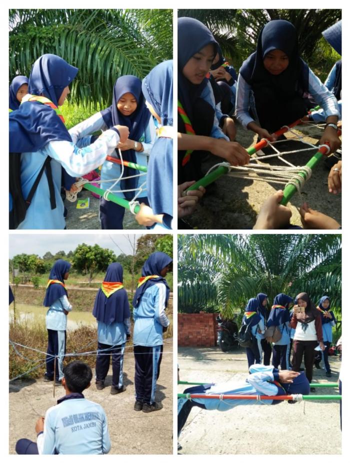 Kegiatan Hiking Pramuka MTsN 1 Kota Jambi