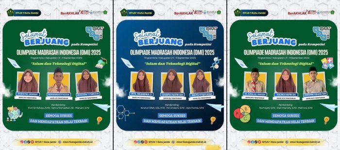 MTsN 1 Kota Jambi Siap Berlaga di OMI 2025 Tingkat Kota/Kabupaten