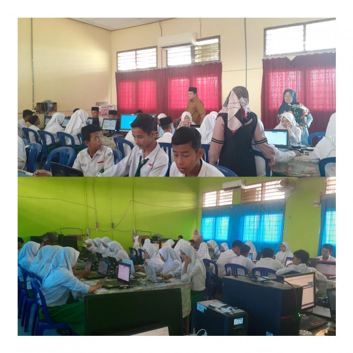 MTsN 1 Kota Jambi Gelar Gladi Bersih UNBK