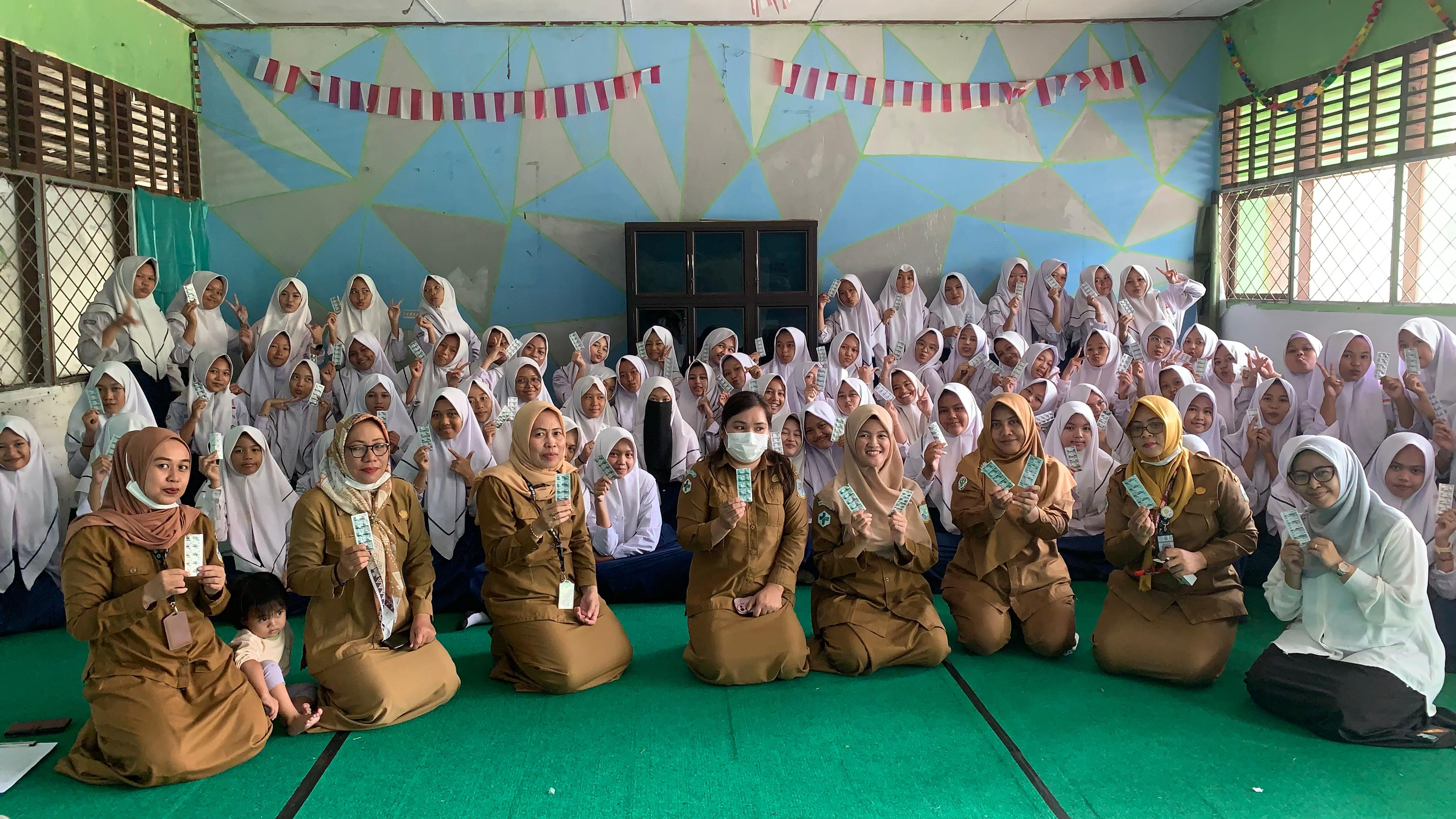 Puskesmas Olak Kemang Lakukan Pemeriksaan Kesehatan di MTs Negeri 1 Kota Jambi