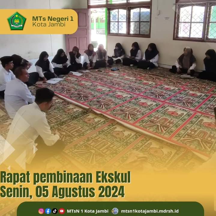 Optimalkan Kegiatan Ekstrakurikuler, MTsN 1 Adakan Rapat Pembinaan Optimalkan Kegiatan Ekstrakurikuler, MTsN 1 Adakan Rapat Pembinaan