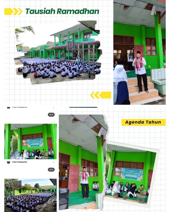 MTs Negeri 1 Kota Jambi Awali Pembelajaran dengan Tausiyah Agama