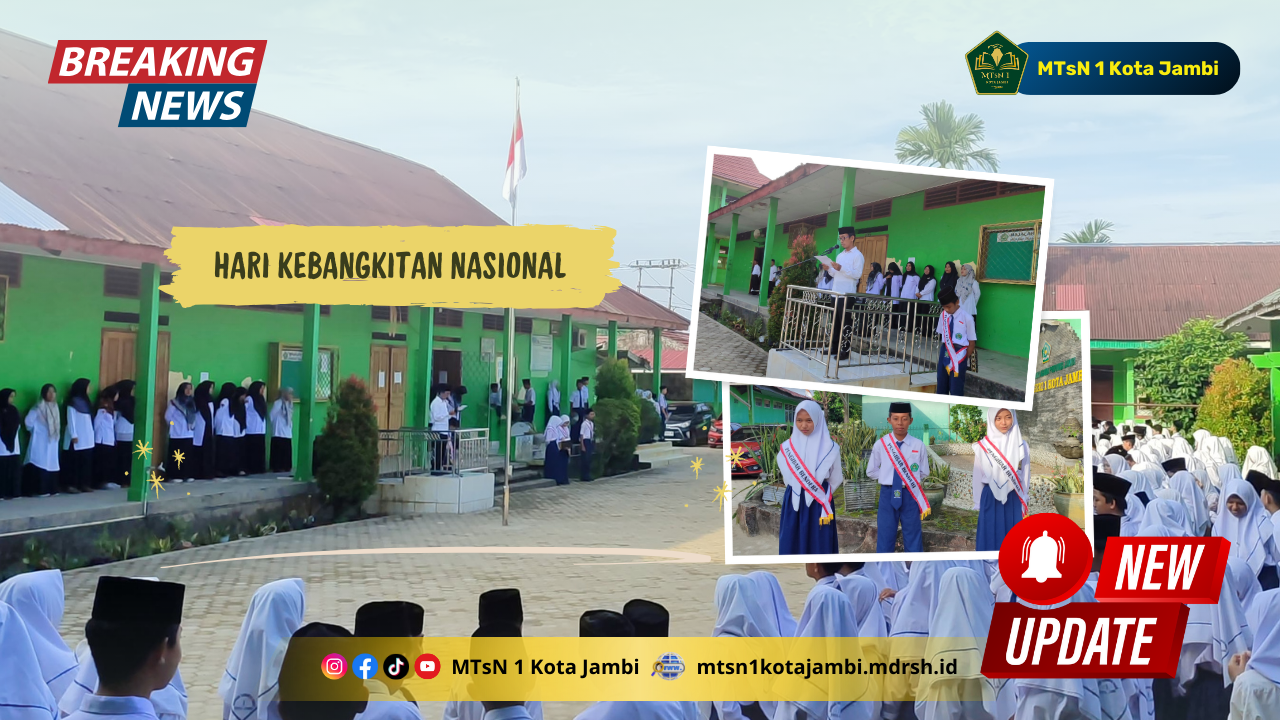 MTsN 1 Kota Jambi Gelar Upacara Hari Kebangkitan Nasional 2025 dengan Khidmat