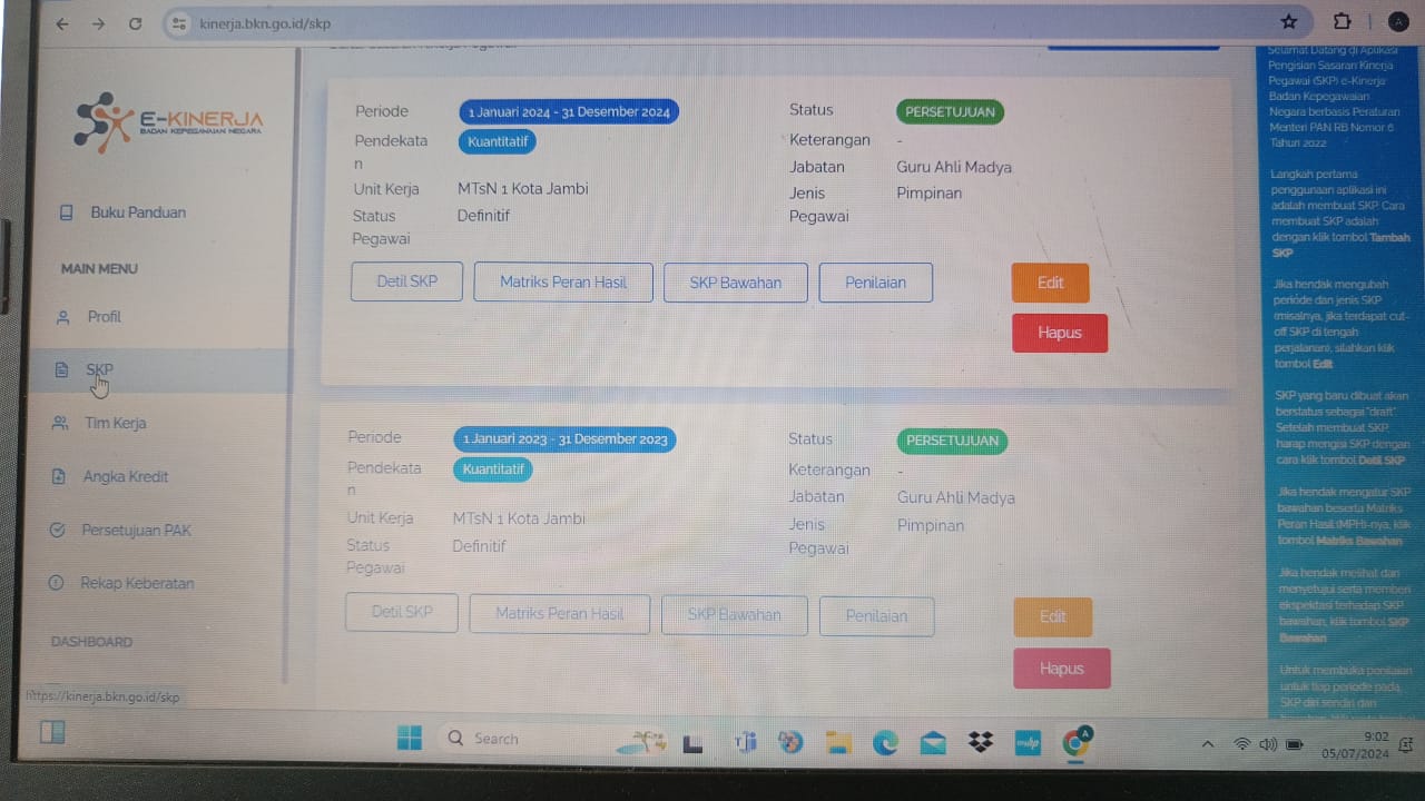 Perilaku Guru dan Pegawai MTsN 1 Kota Jambi di Evaluasi
