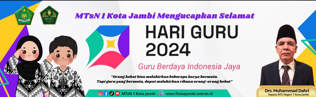 Khidmad nan Meriah, MTsN 1 Kota Jambi gelar Peringatan Hari Guru Nasional ke -30