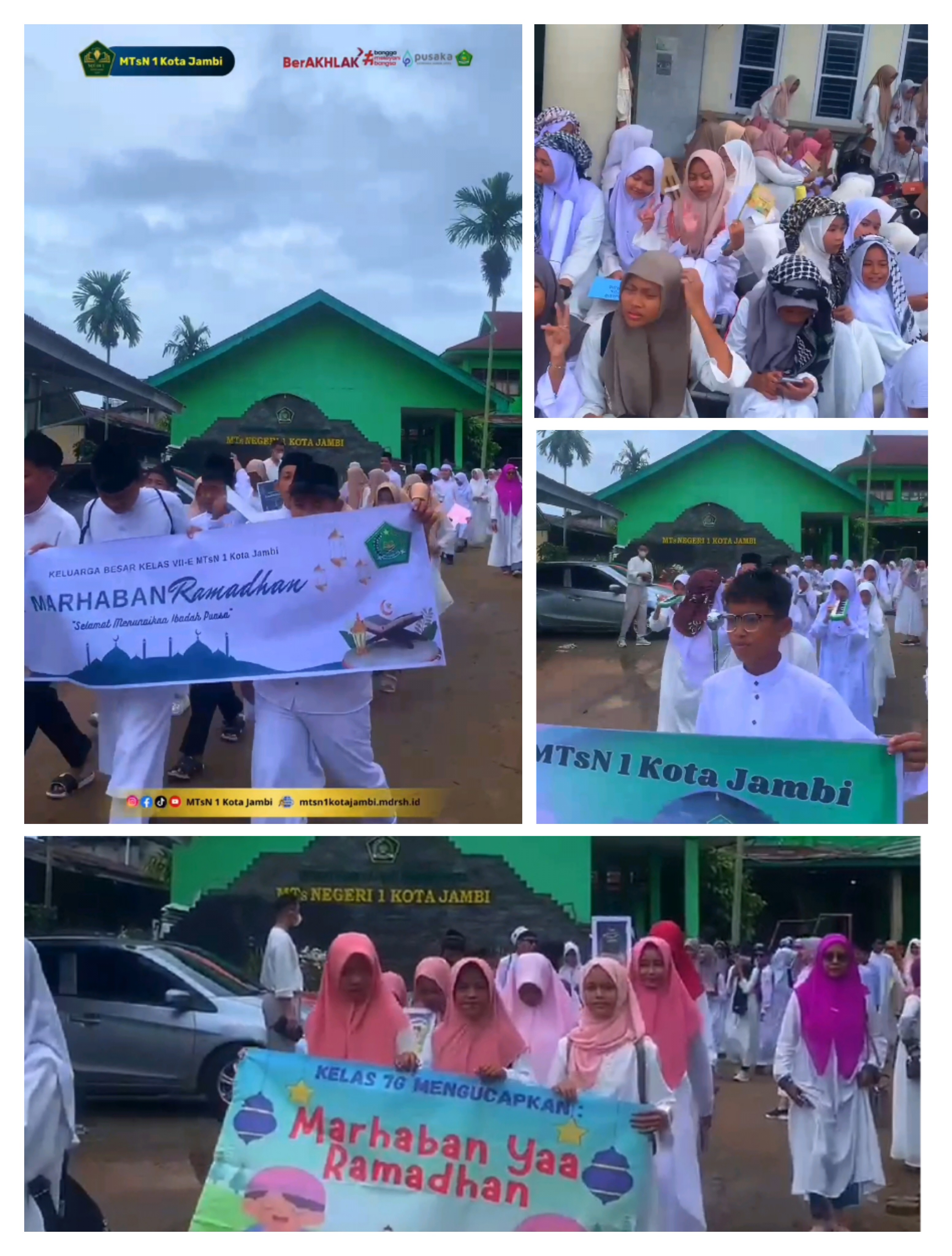 Gembira Sambut Bulan Mulia, MTs Negeri 1 Gelar Tradisi Perayaan Tarhib Ramadhan