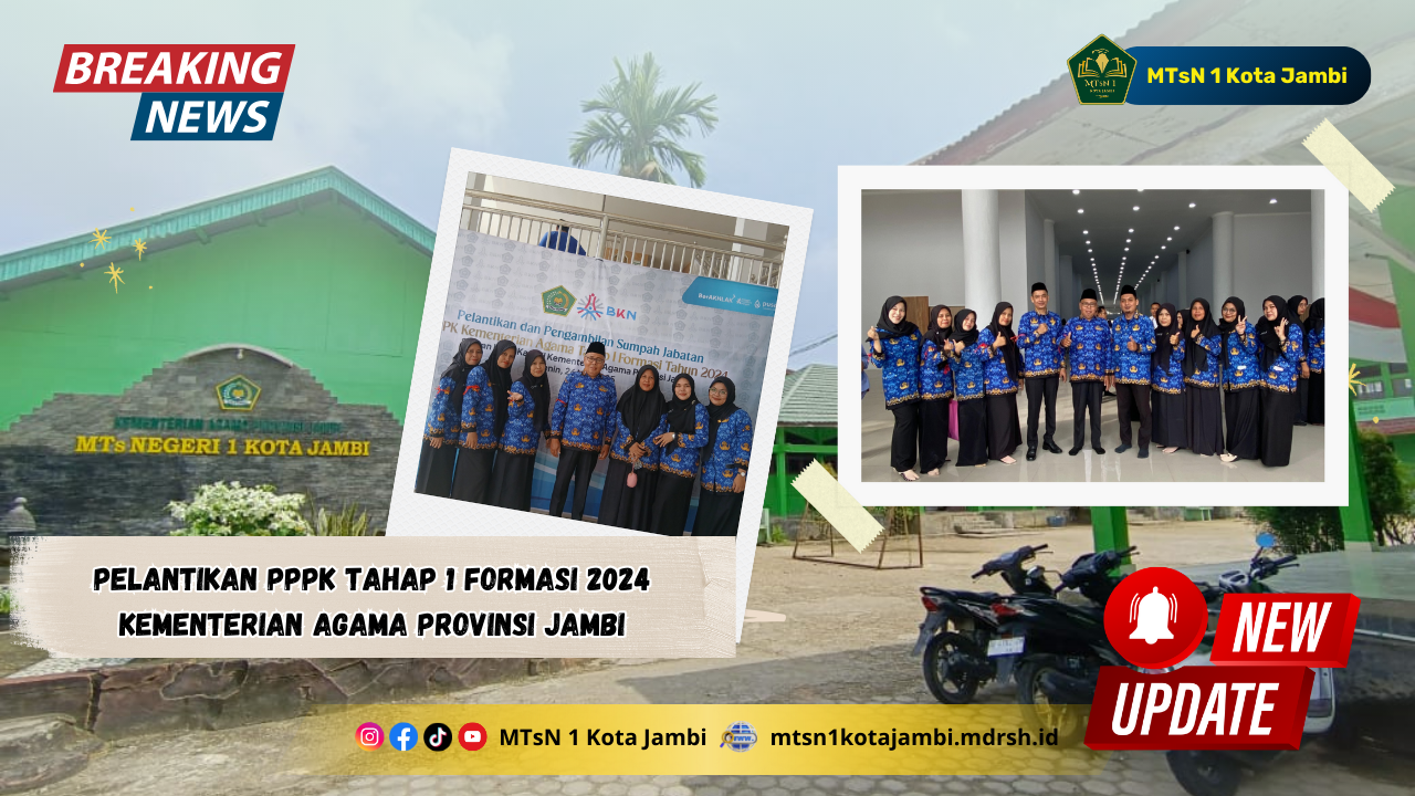 Mengabdi Lama, Berbuah Manis: 11 Tenaga Pendidik MTsN 1 Kota Jambi Resmi Dikukuhkan sebagai PPPK