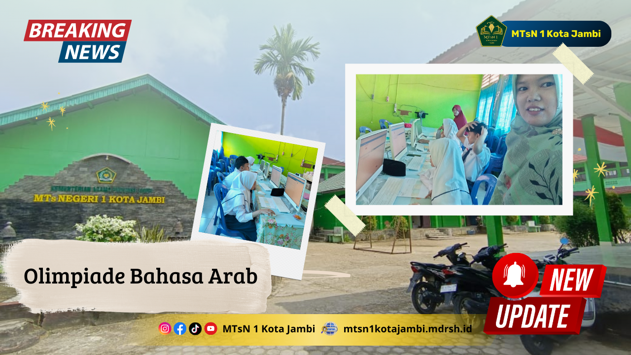 Empat Siswa, Satu Semangat : MTsN 1 Kota Jambi di Olimpiade Bahasa Arab