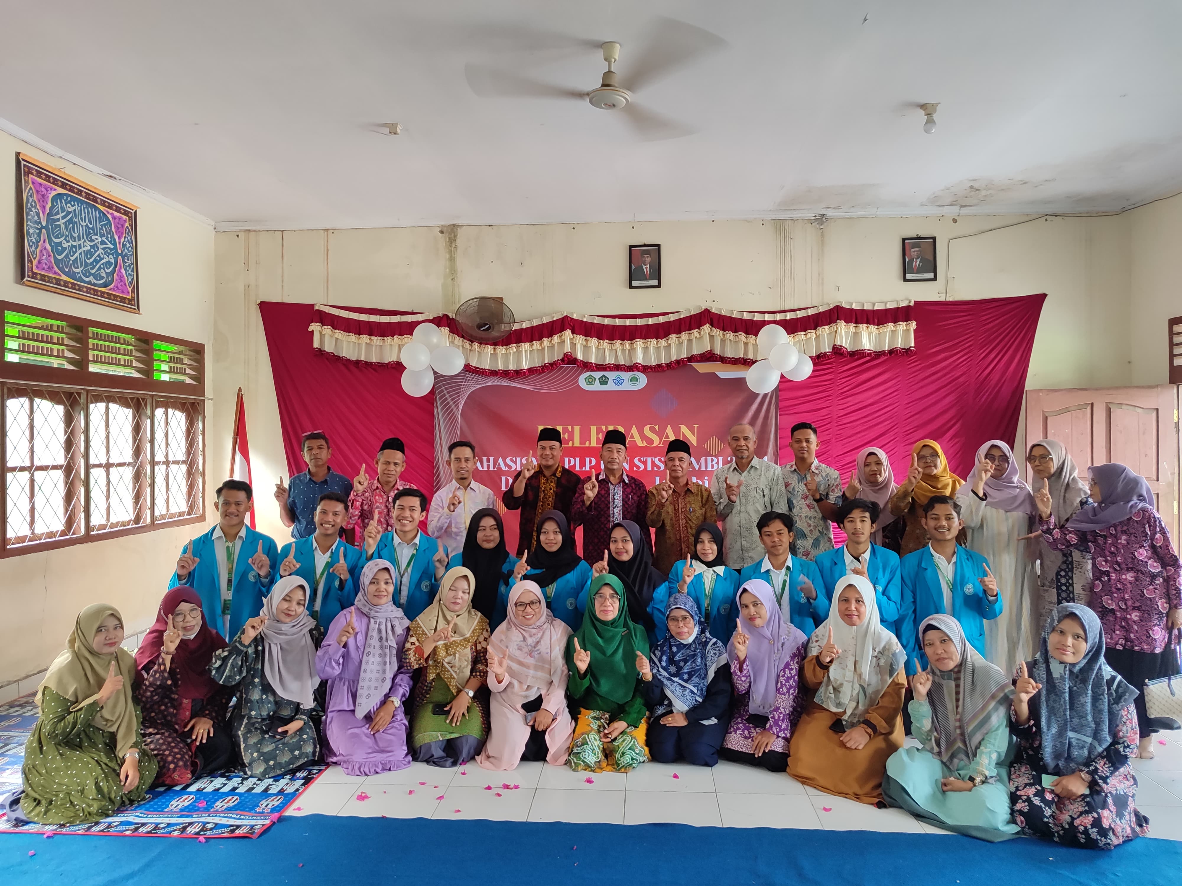 Perpisahan PLP UIN Sultan Thaha Syaifuddin di MTsN 1 Kota Jambi