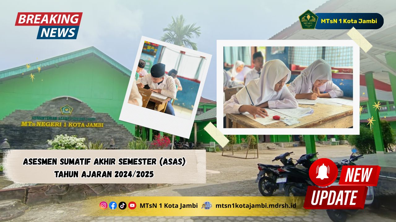 MTs Negeri 1 Jambi Lakukan Asesmen Sumatif Akhir Semester, Tunjukkan Kualitas Pendidikan
