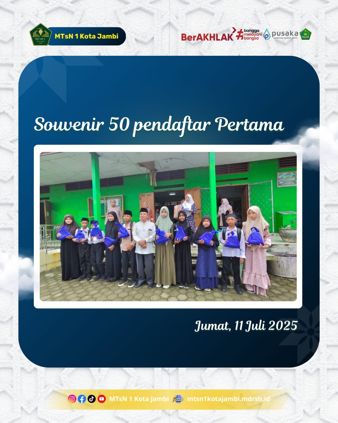 MTs Negeri 1 Kota Jambi Gelar Pra-Matsama, Panitia dan OSIM Siap Sambut Siswa Baru